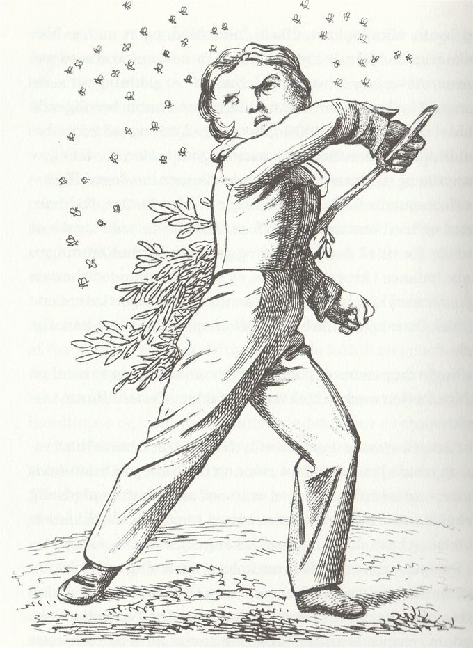 Drengen og myggen. Oluf Olesen Bagge omkring 1831.